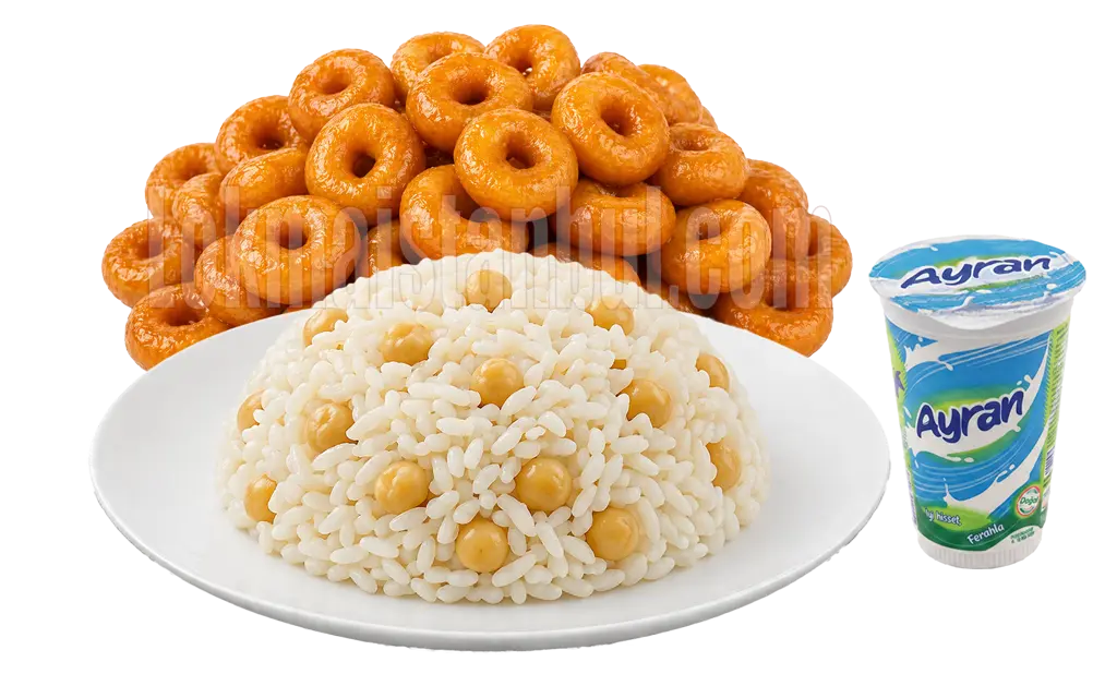 Nohutlu Pilav, Hayır Pilavı, Nohutlu Mevlüt Pilavı Cenaze için Mevlüt Pilavı